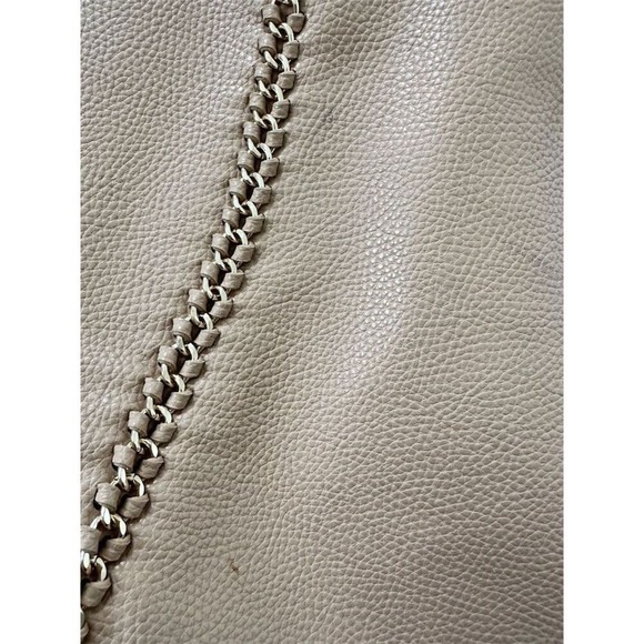 BCBG Taupe Tote Bag with Decorative Chain Accents for Women‎ - Picture 7 of 9